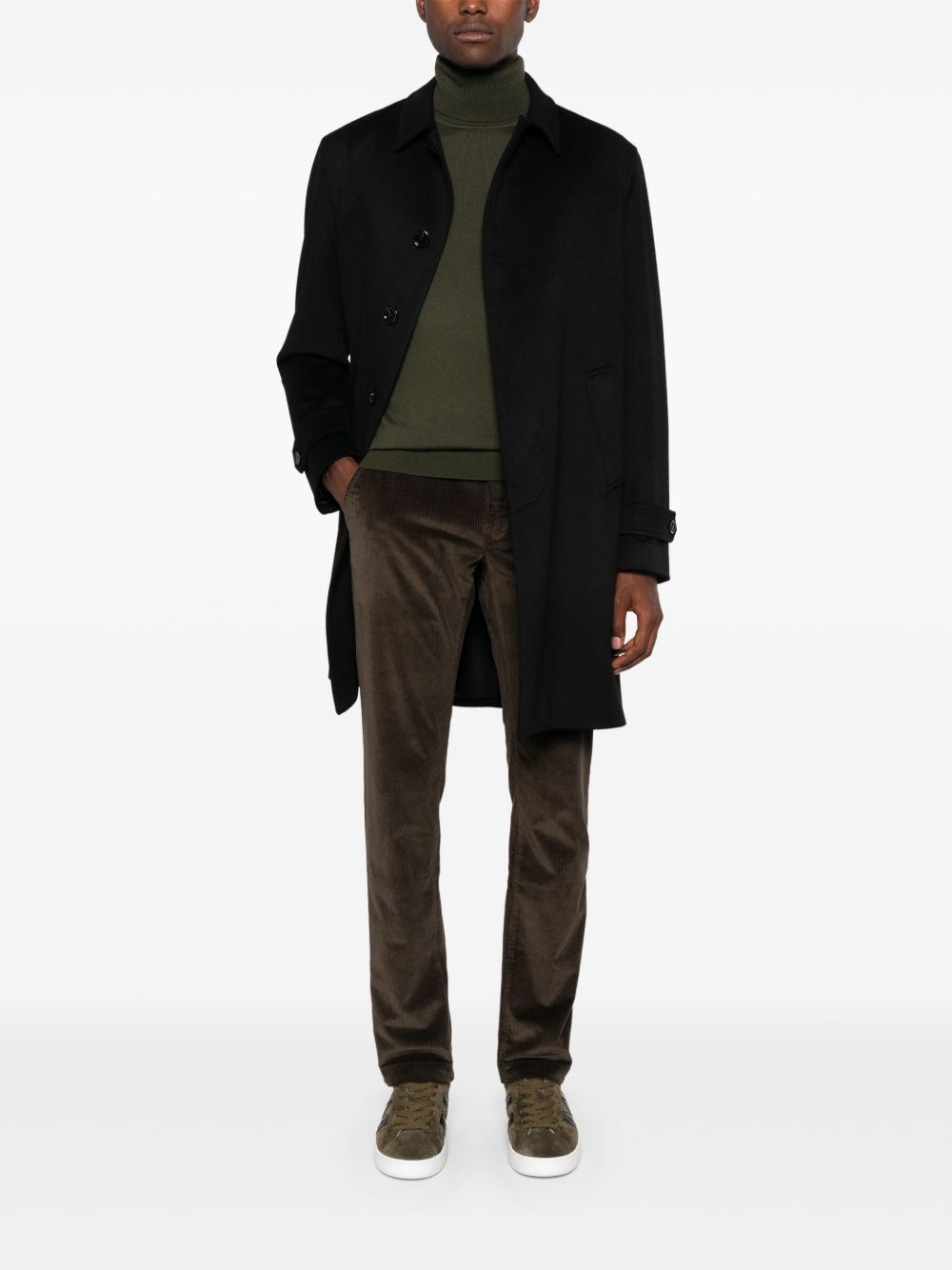 Jacob Cohën Bobby Trousers Brown Maison-Kitsune Men Regular-Fit & Straight Leg Pants