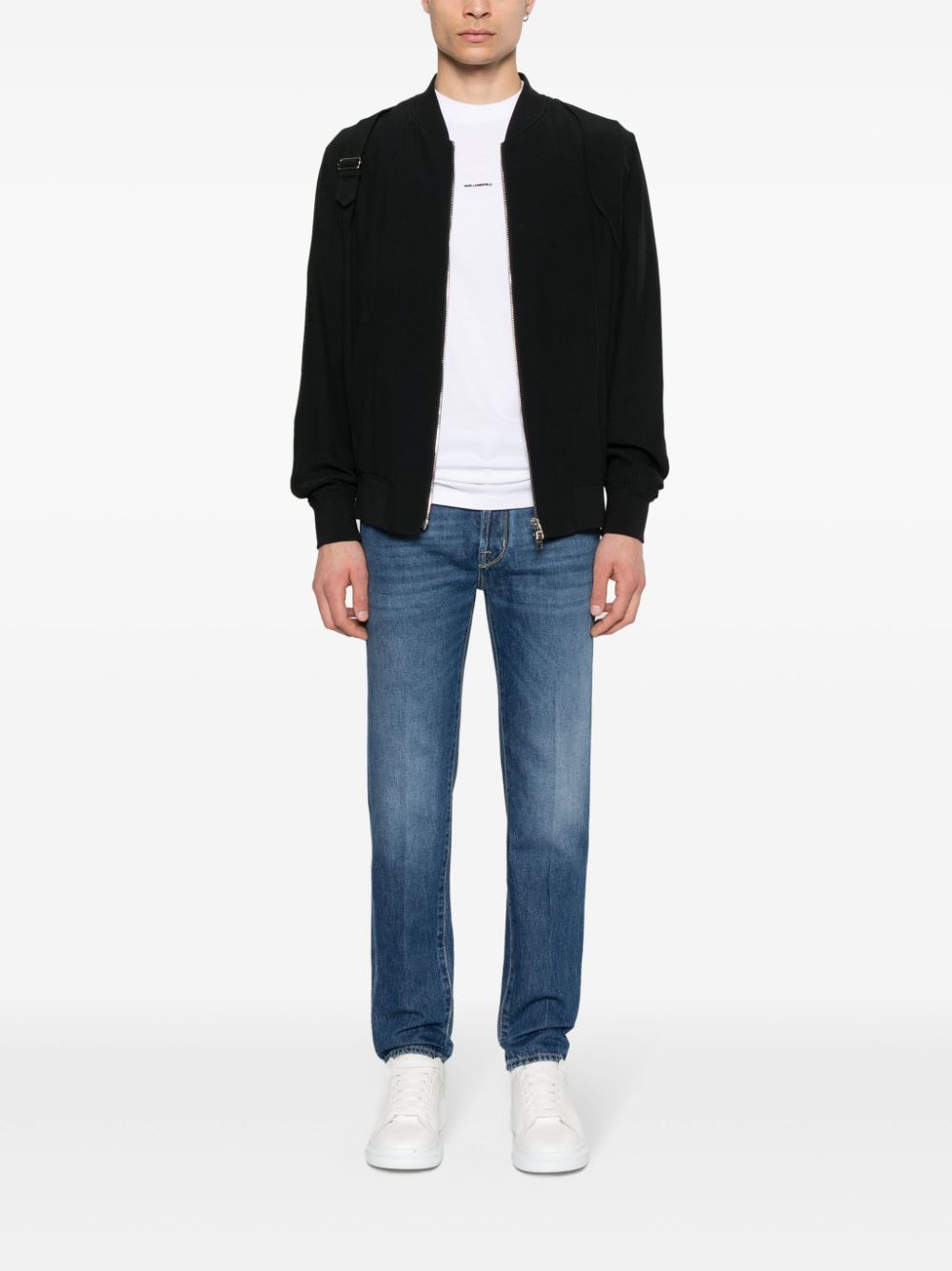 Maison-Kitsune Slim-Fit Jeans Men Jacob Cohën Scott slim-fit Jeans Blue
