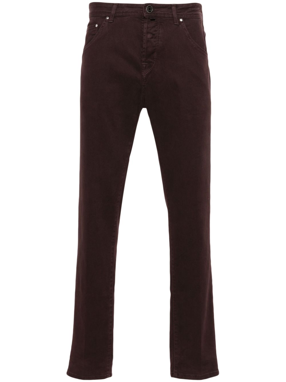 Maison-Kitsune Slim-Fit Jeans Men Jacob Cohën Scott slim-cut Jeans Red