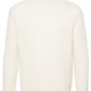 Men Knitted Sweaters Maison-Kitsune Jacob Cohën textured-finish Jumper Neutrals