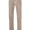 Men Skinny Pants Maison-Kitsune Jacob Cohën skinny-cut logo-patch Trousers Neutrals
