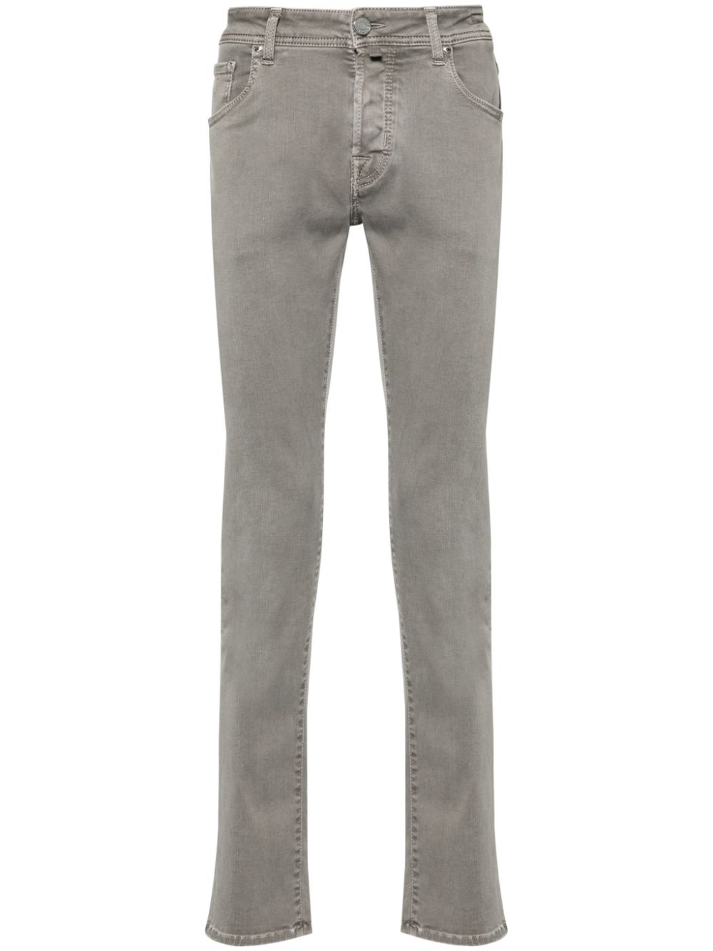Jacob Cohën Nick mid-rise Slim Jeans Grey Maison-Kitsune Men Slim-Fit Jeans