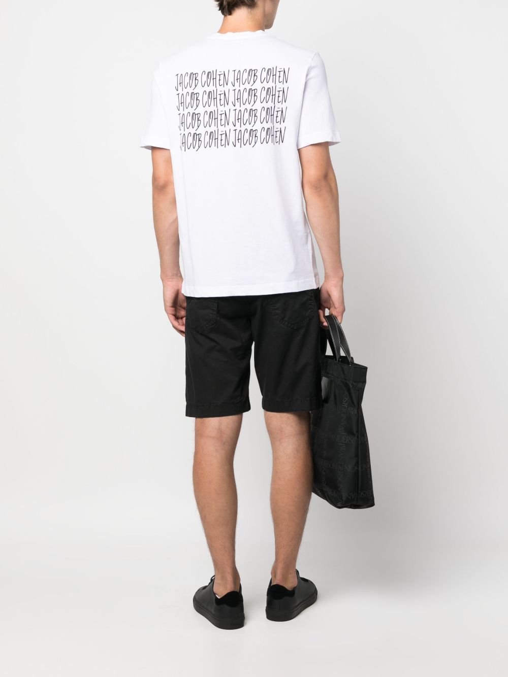 Jacob Cohën logo-print Cotton T-shirt White Men T-Shirts Maison-Kitsune