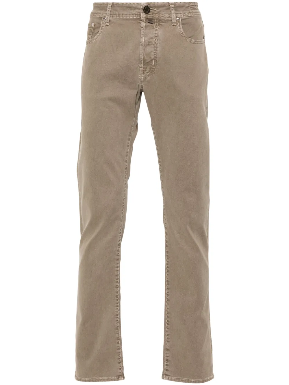 Maison-Kitsune Jacob Cohën Bard mid-rise straight-leg Jeans Neutrals Men Regular & Straight-Leg Jeans