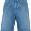 Men Denim Shorts Maison-Kitsune Jacob Cohën mid-rise Denim Shorts Blue