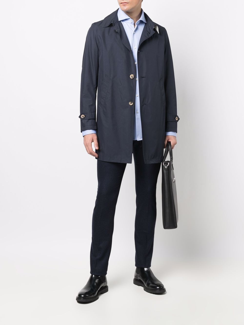 Jacob Cohën slim-cut Trousers Blue Men Skinny Pants Maison-Kitsune