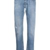 Men Regular & Straight-Leg Jeans Maison-Kitsune Jacob Cohën Bard Selvedge Jeans Blue