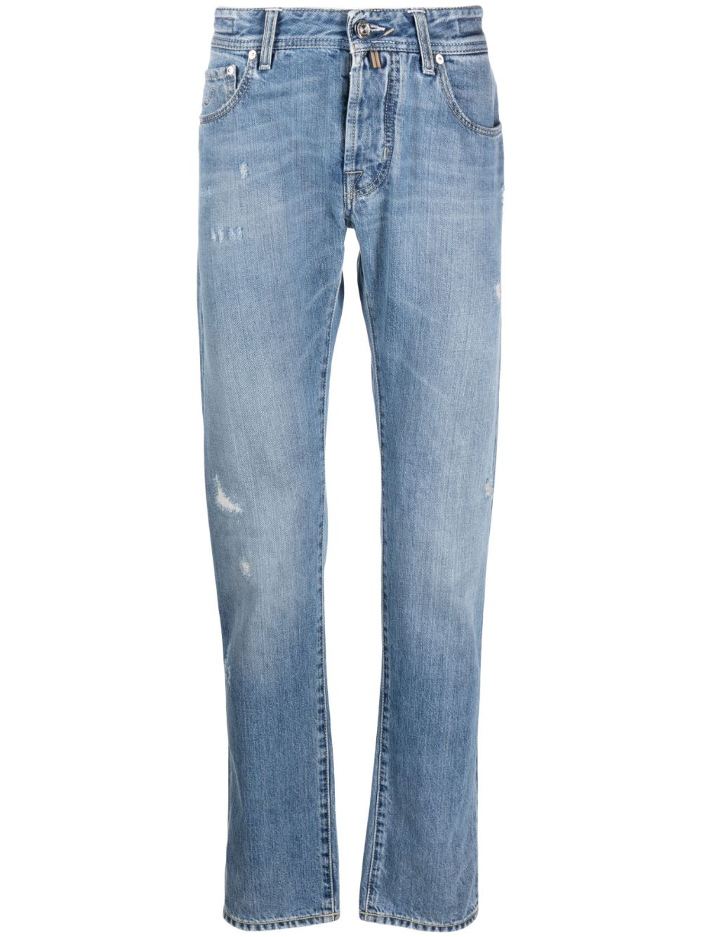 Men Regular & Straight-Leg Jeans Maison-Kitsune Jacob Cohën Bard Selvedge Jeans Blue