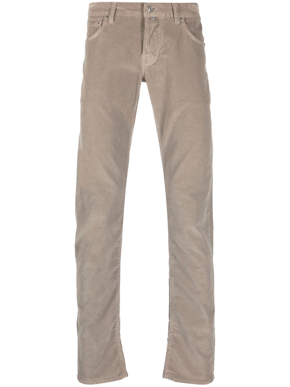 Jacob Cohën Corduroy slim-fit Trousers Brown Maison-Kitsune Men Skinny Pants