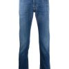 Maison-Kitsune Regular & Straight-Leg Jeans Men Jacob Cohën straight-leg contrast-stitch Jeans Blue