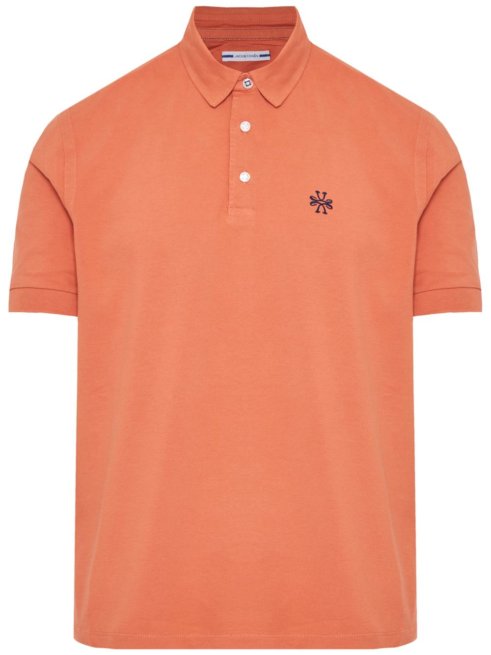 Jacob Cohën logo-embroidered Piqué Polo Shirt Orange Maison-Kitsune Men Polo Shirts