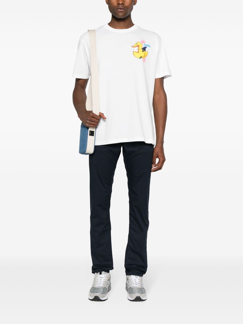 Jacob Cohën Bard Chino Trousers Blue Maison-Kitsune Men Chinos