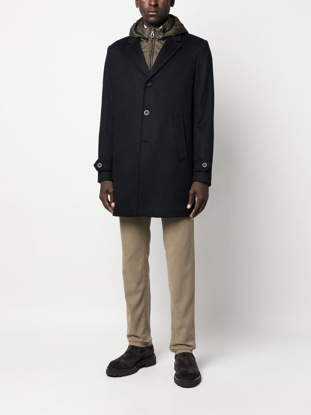 Jacob Cohën straight-leg Mid Rise Trousers Brown Maison-Kitsune Men Regular-Fit & Straight Leg Pants