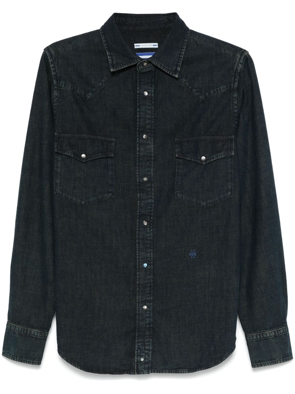 Maison-Kitsune Jacob Cohën Denim Shirt Blue Men Shirts