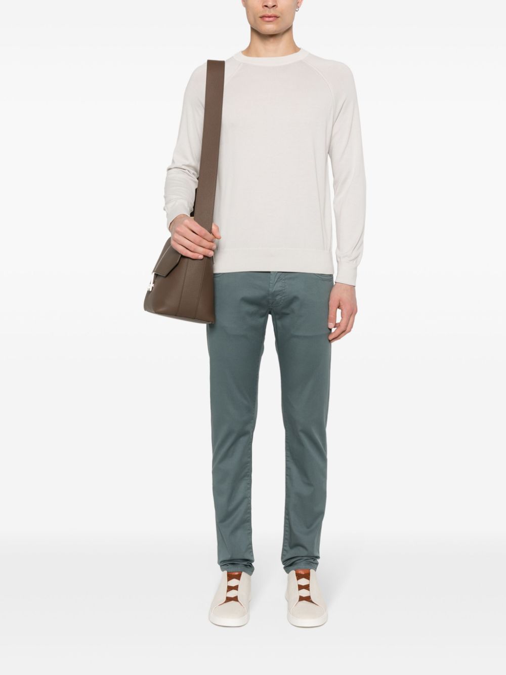Jacob Cohën Nick slim-fit Trousers Grey Men Regular-Fit & Straight Leg Pants Maison-Kitsune