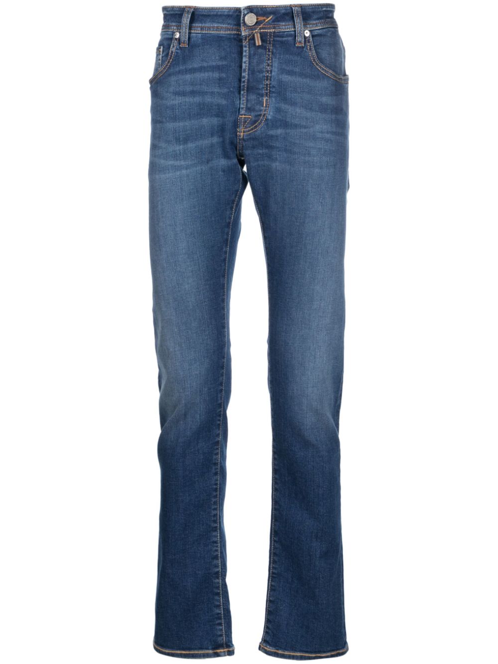 Jacob Cohën slim-cut Leg Jeans Blue Maison-Kitsune Men Slim-Fit Jeans