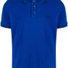 Jacob Cohën logo-embroidered Cotton Polo Shirt Blue Maison-Kitsune Men Polo Shirts