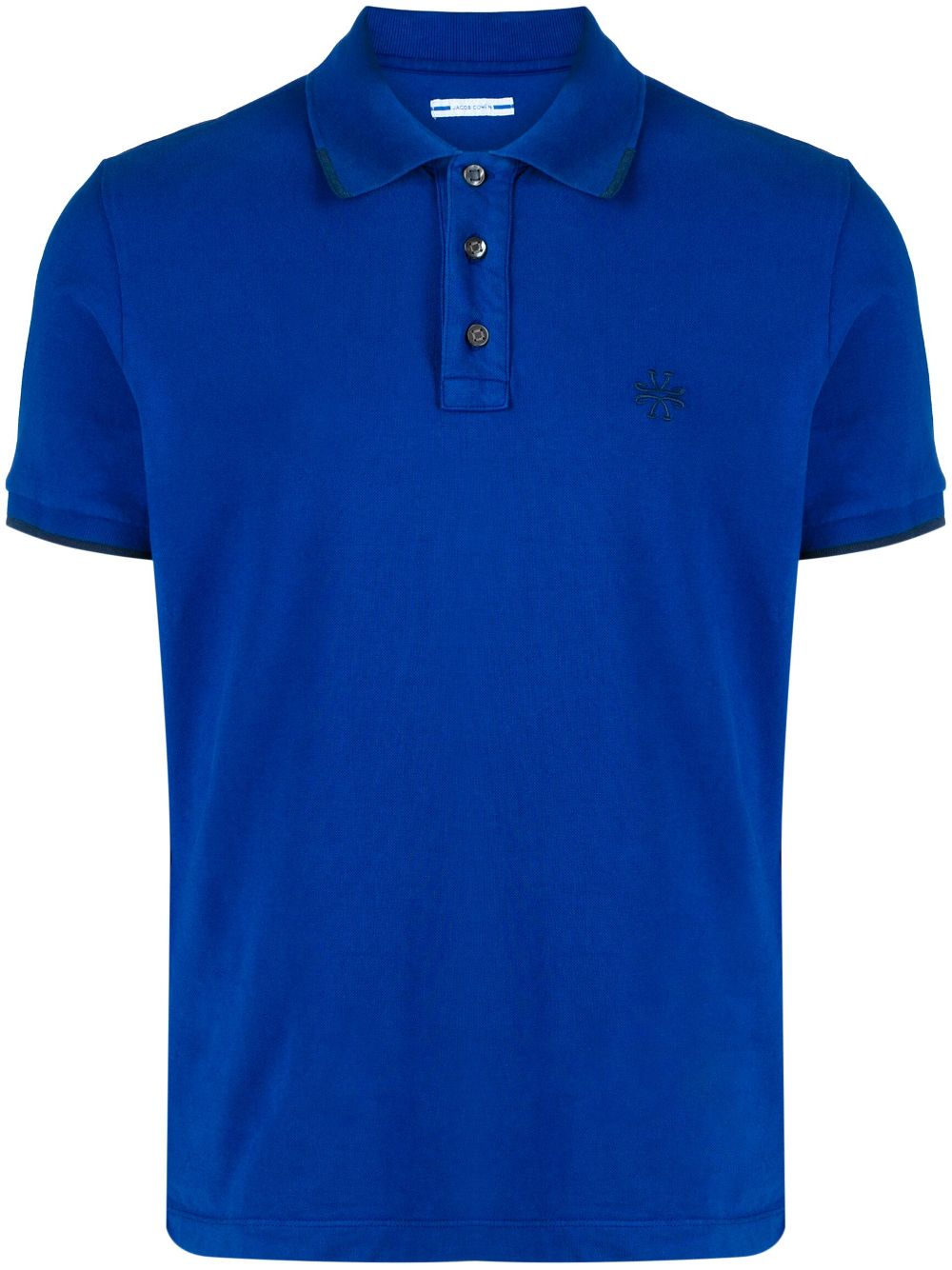 Jacob Cohën logo-embroidered Cotton Polo Shirt Blue Maison-Kitsune Men Polo Shirts