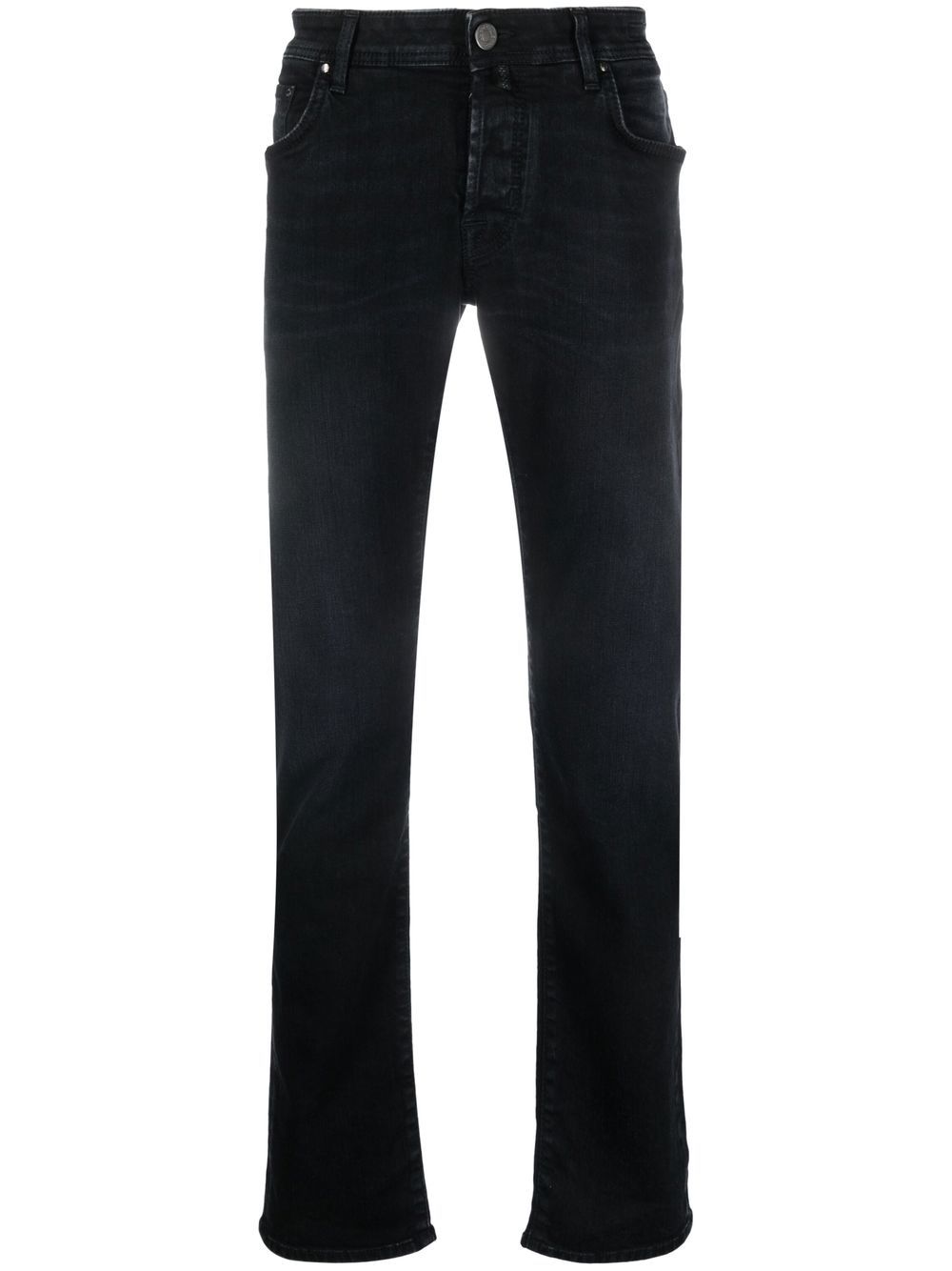 Maison-Kitsune Jacob Cohën low-rise straight.leg Jeans Blue Men Regular & Straight-Leg Jeans