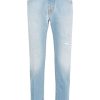 Jacob Cohën Scott slim-fit Cropped Jeans Blue Maison-Kitsune Men Slim-Fit Jeans