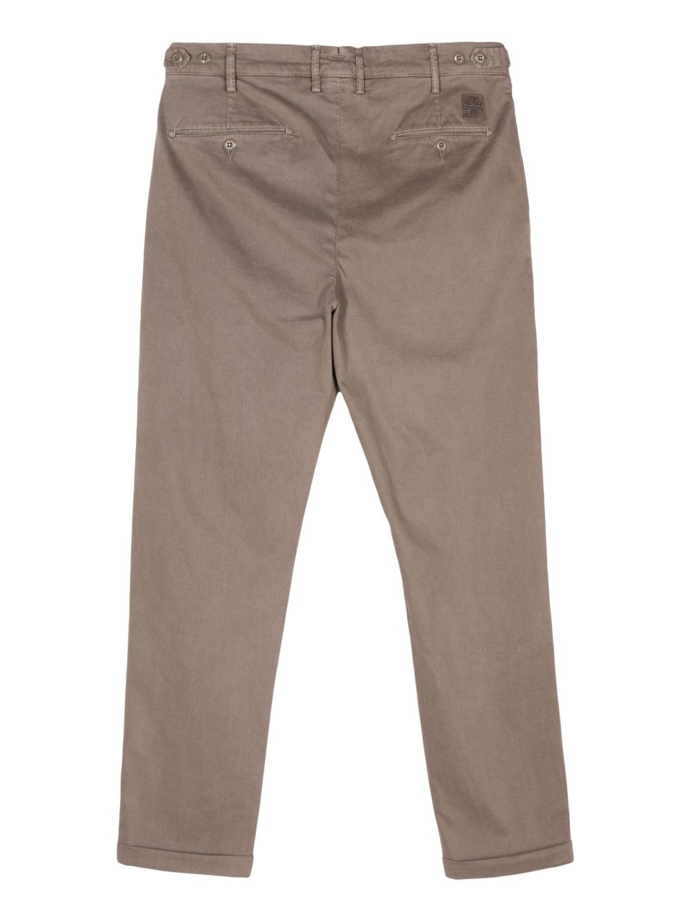 Jacob Cohën pleat-detail Trousers Grey Maison-Kitsune Men Regular-Fit & Straight Leg Pants