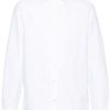 Maison-Kitsune Jacob Cohën Piqué Shirt White Men Shirts