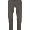 Jacob Cohën Mini check-print Skinny Trousers Brown Men Skinny Pants Maison-Kitsune