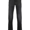 Maison-Kitsune Jacob Cohën Bard slim-cut Jeans Black Men Slim-Fit Jeans