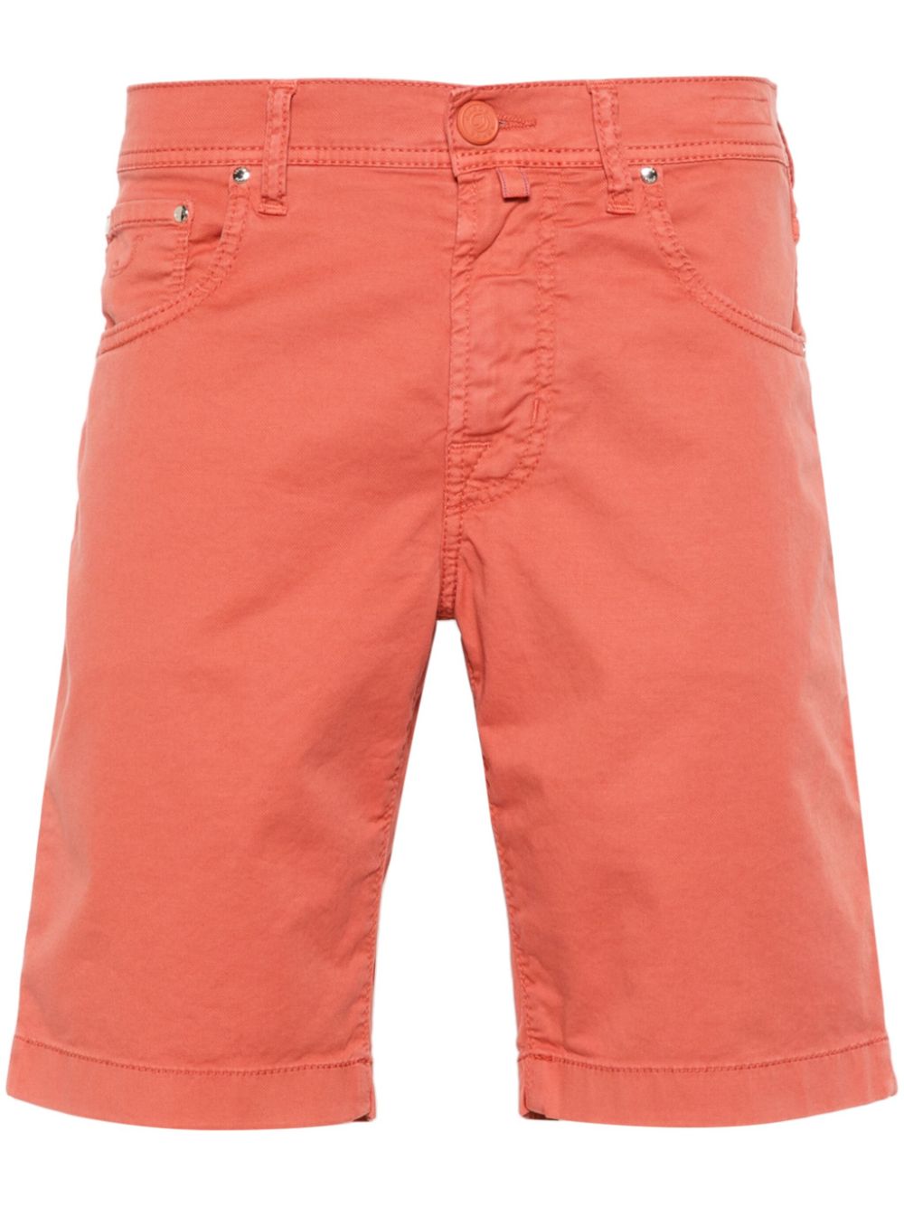 Men Bermuda Shorts Maison-Kitsune Jacob Cohën Nicolas Twil Bermuda Shorts Orange