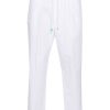 Men Tapered Pants Maison-Kitsune Jacob Cohën Daniel Tapered Trousers White