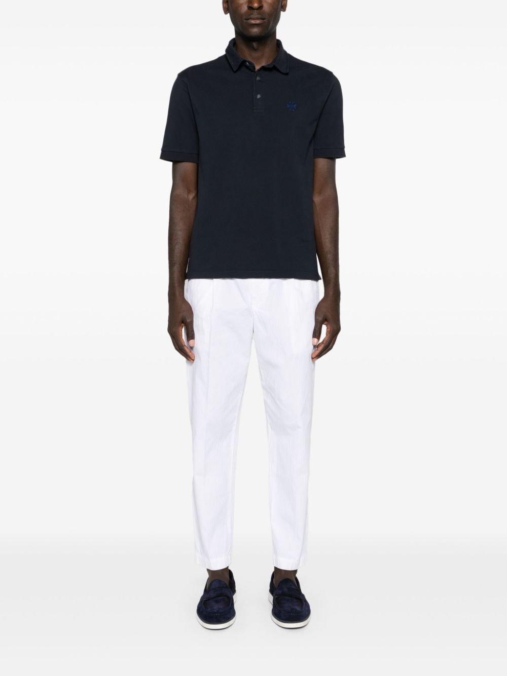 Men Tapered Pants Maison-Kitsune Jacob Cohën Daniel Tapered Trousers White
