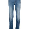 Maison-Kitsune Jacob Cohën Faded straight-leg Jeans Blue Men Regular & Straight-Leg Jeans
