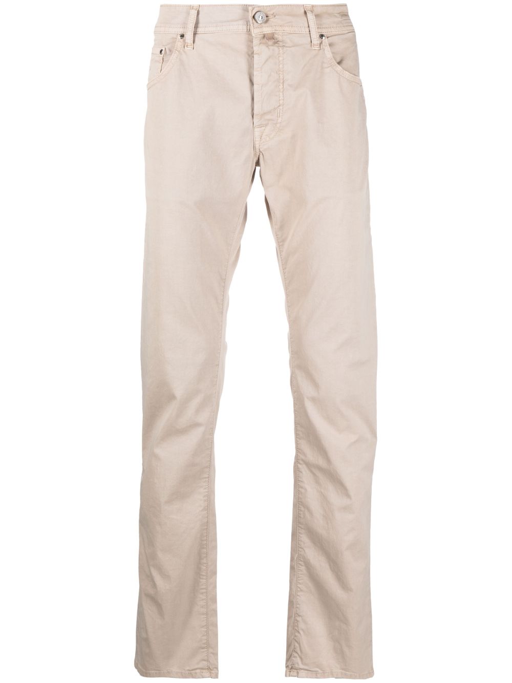 Maison-Kitsune Chinos Men Jacob Cohën straight-leg Chino Trousers Neutrals
