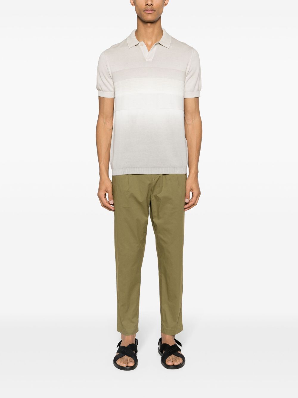 Maison-Kitsune Regular-Fit & Straight Leg Pants Men Jacob Cohën Daniel straight-leg Chinos Green