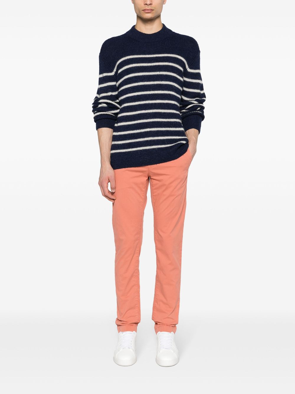 Jacob Cohën Bobby low-rise Chino Trousers Orange Men Chinos Maison-Kitsune