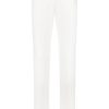 Jacob Cohën logo-patch slim-cut Trousers White Men Skinny Pants Maison-Kitsune
