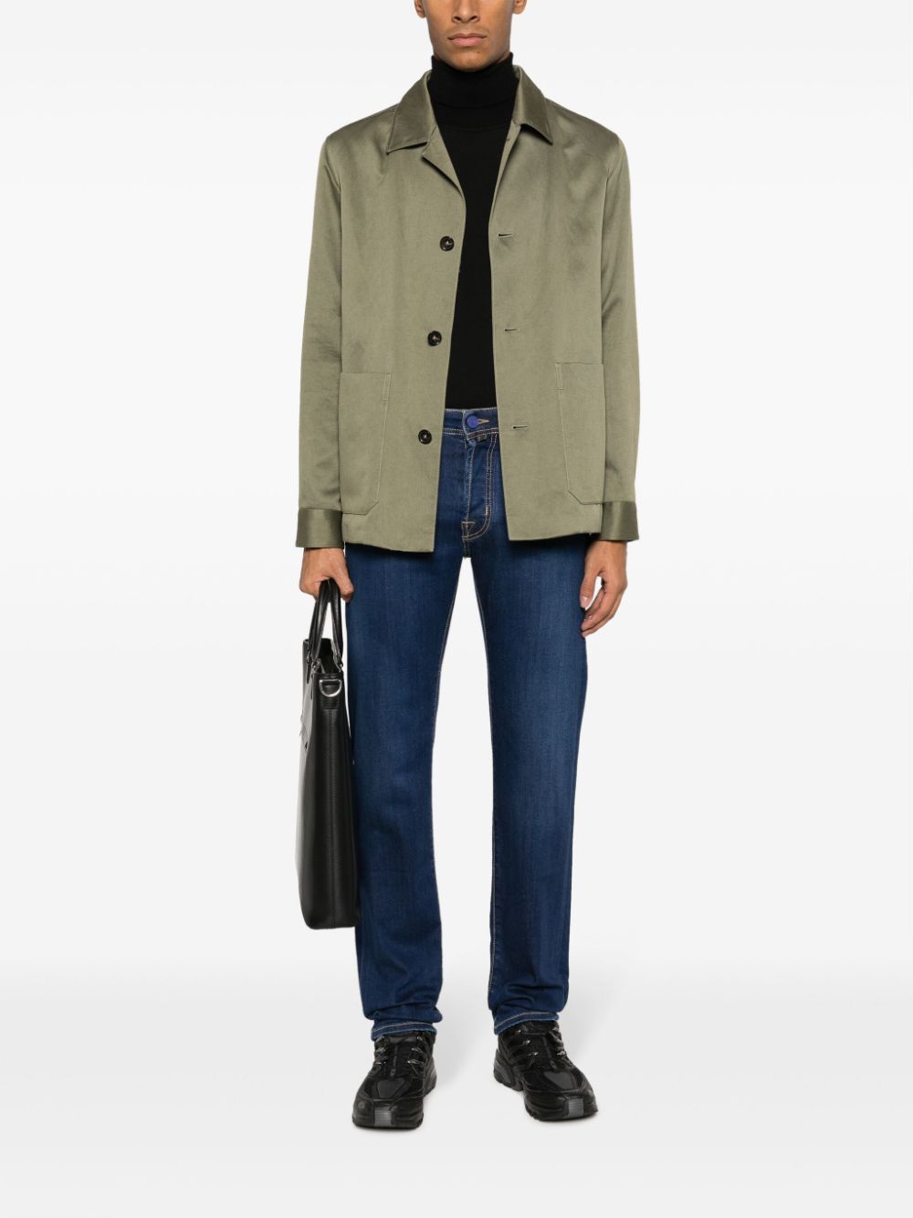 Maison-Kitsune Tapered Jeans Men Jacob Cohën mid-rise tapered-leg Jeans Blue