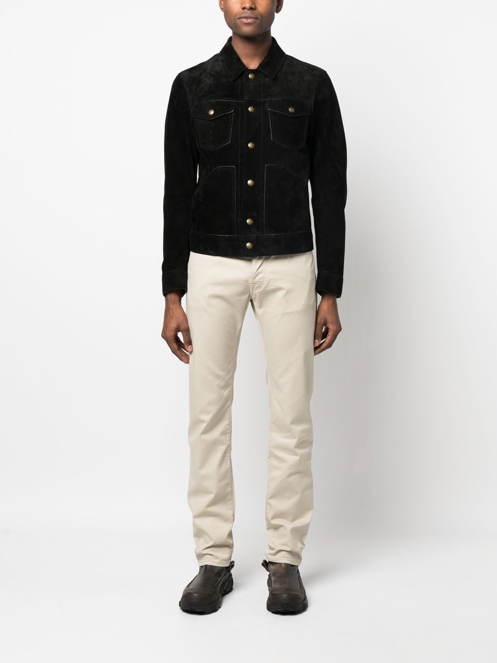 Jacob Cohën straight-leg mid-rise Jeans Neutrals Maison-Kitsune Men Regular & Straight-Leg Jeans