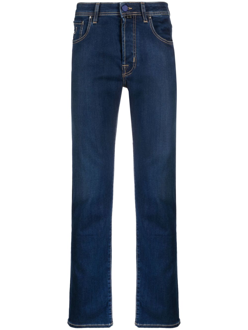 Maison-Kitsune Tapered Jeans Men Jacob Cohën mid-rise tapered-leg Jeans Blue