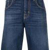 Maison-Kitsune Jacob Cohën Denim Cotton Shorts Blue Men Denim Shorts