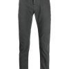 Jacob Cohën logo-patch Cotton Blend Tapered Jeans Grey Men Tapered Jeans Maison-Kitsune