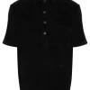 Men Polo Shirts Maison-Kitsune Jacob Cohën French-terry Polo Shirt Blue
