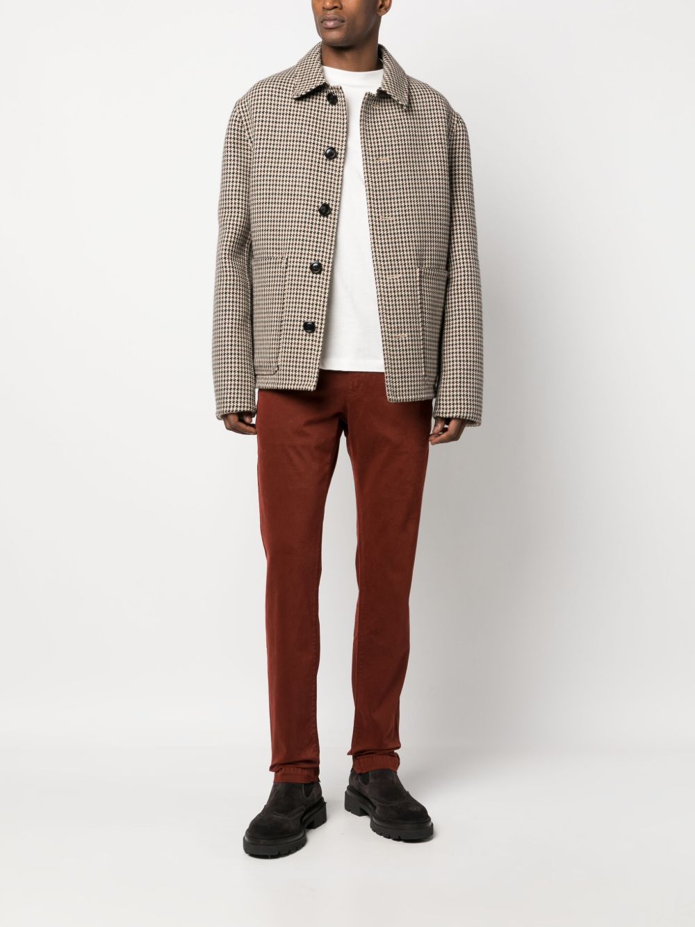 Jacob Cohën Bobby slim-fit Cotton Chinos Red Men Chinos Maison-Kitsune