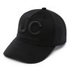 Maison-Kitsune Hats Men Jacob Cohën logo-embroidered Knitted Baseball Cap Blue