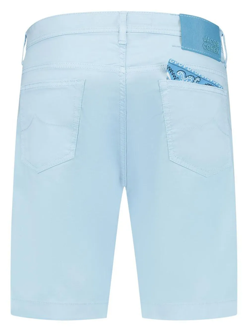 Men Bermuda Shorts Maison-Kitsune Jacob Cohën cotton-blend Bermuda Shorts Blue
