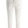 Jacob Cohën logo-patch Jeans White Men Tapered Jeans Maison-Kitsune