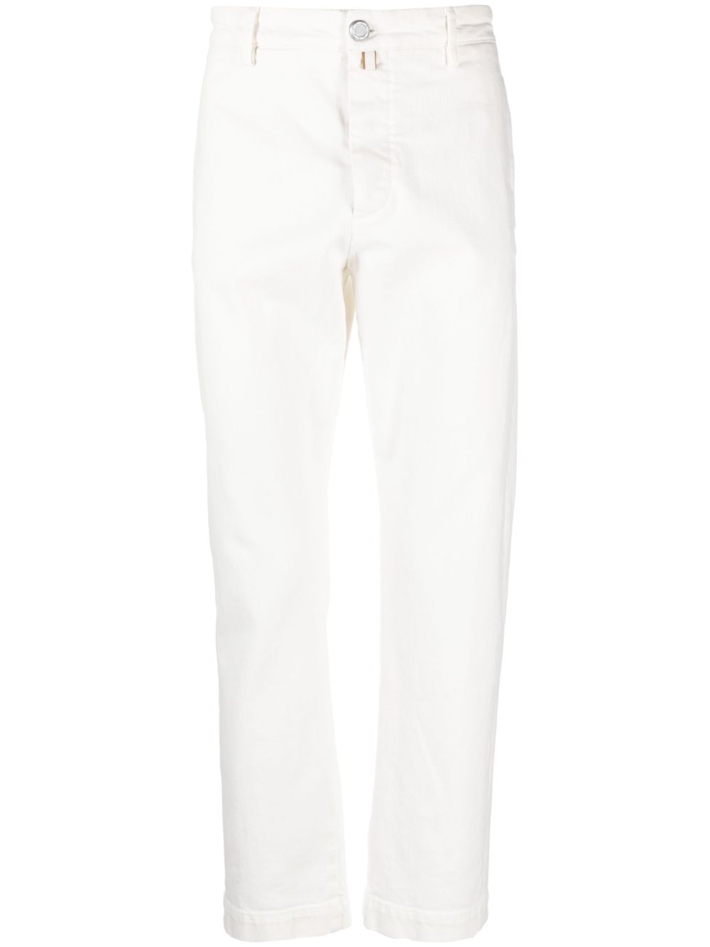 Men Regular & Straight-Leg Jeans Maison-Kitsune Jacob Cohën logo-print straight-leg Jeans White