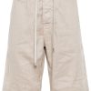 Maison-Kitsune Denim Shorts Men Jacob Cohën logo-patch Shorts Neutrals