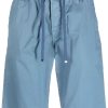 Maison-Kitsune Deck Shorts Men Jacob Cohën Drawstring Deck Shorts Blue