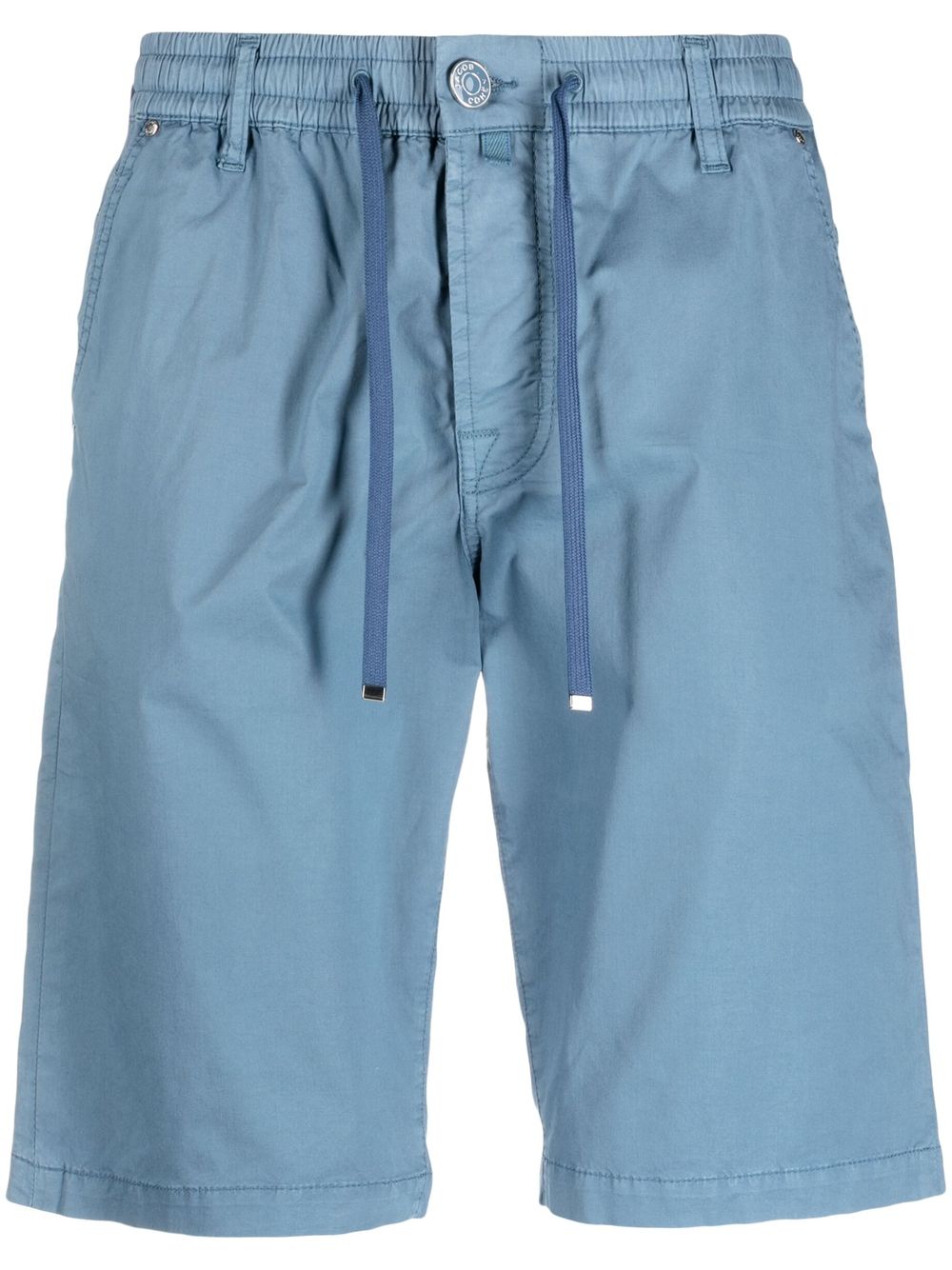 Maison-Kitsune Deck Shorts Men Jacob Cohën Drawstring Deck Shorts Blue